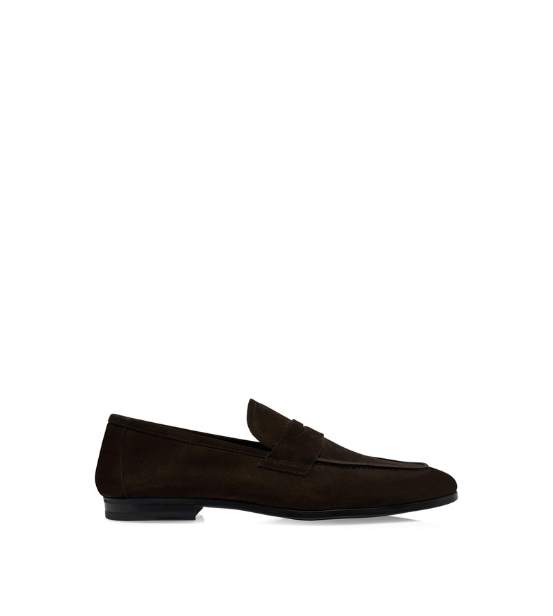 SUEDE SEAN TWISTED BAND LOAFER 1