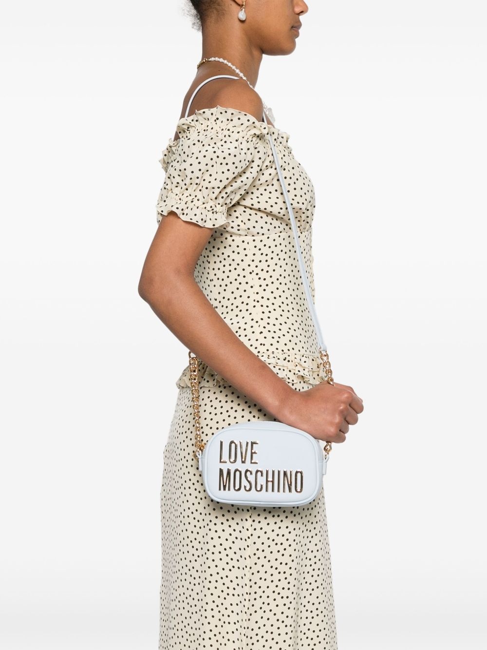 logo-lettering cross body bag - 2