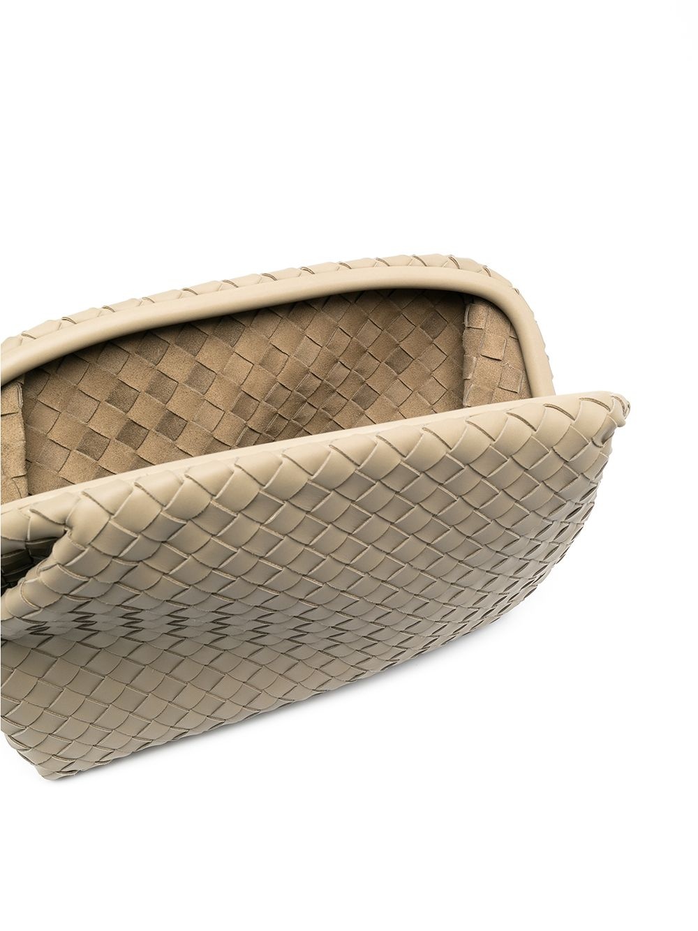 Intrecciato weave clutch bag - 5