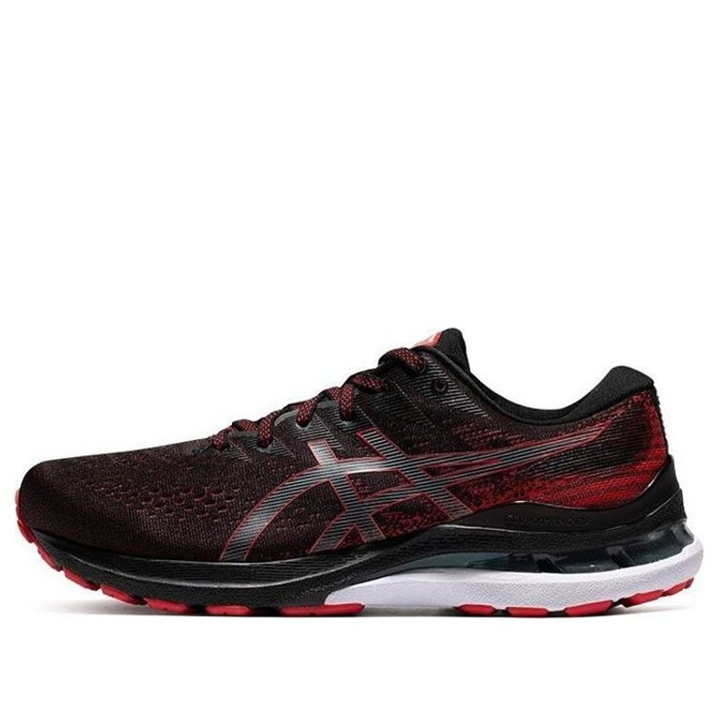 ASICS Gel-Kayano 28 2E Wide 'Black Electric Red' 1011B188-002 - 1