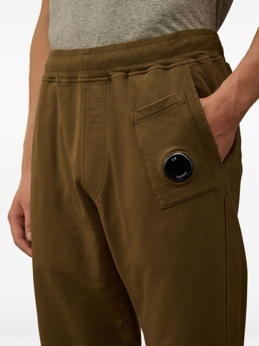 pocket-detail drawstring trousers - 4