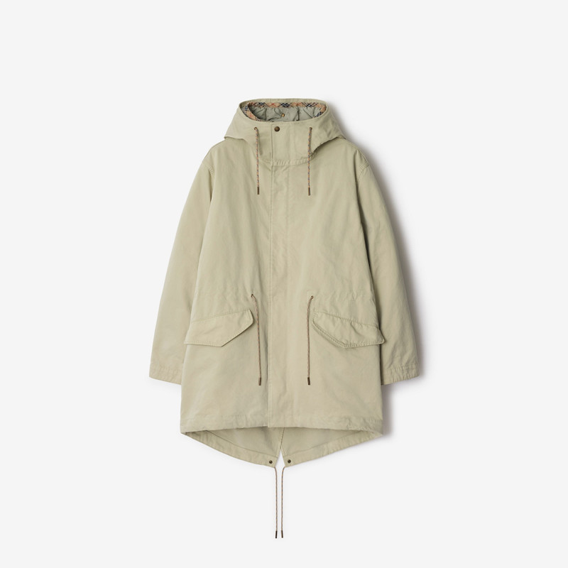 Detachable Warmer Nylon Blend Parka 1