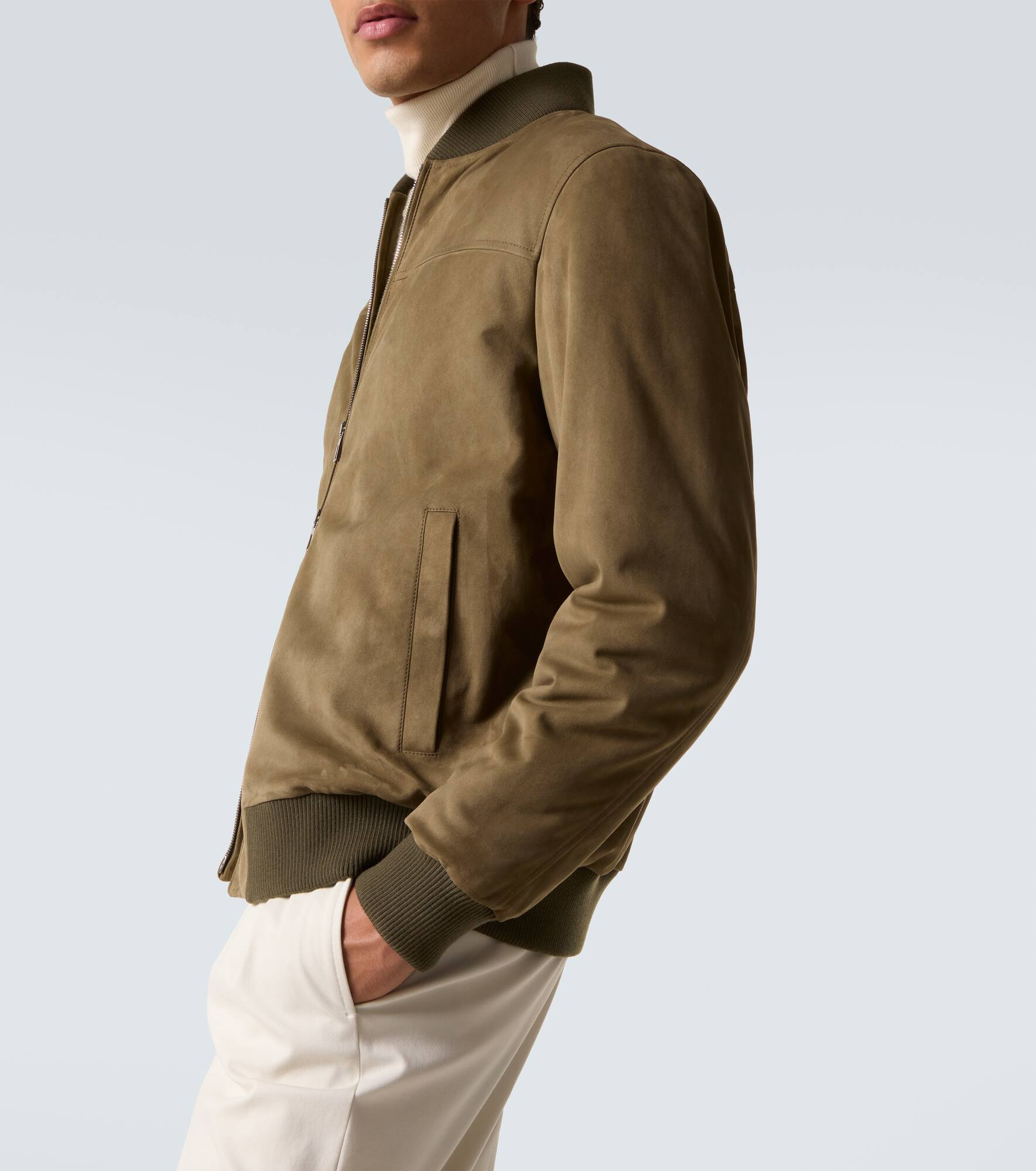 Ivy leather bomber jacket - 5
