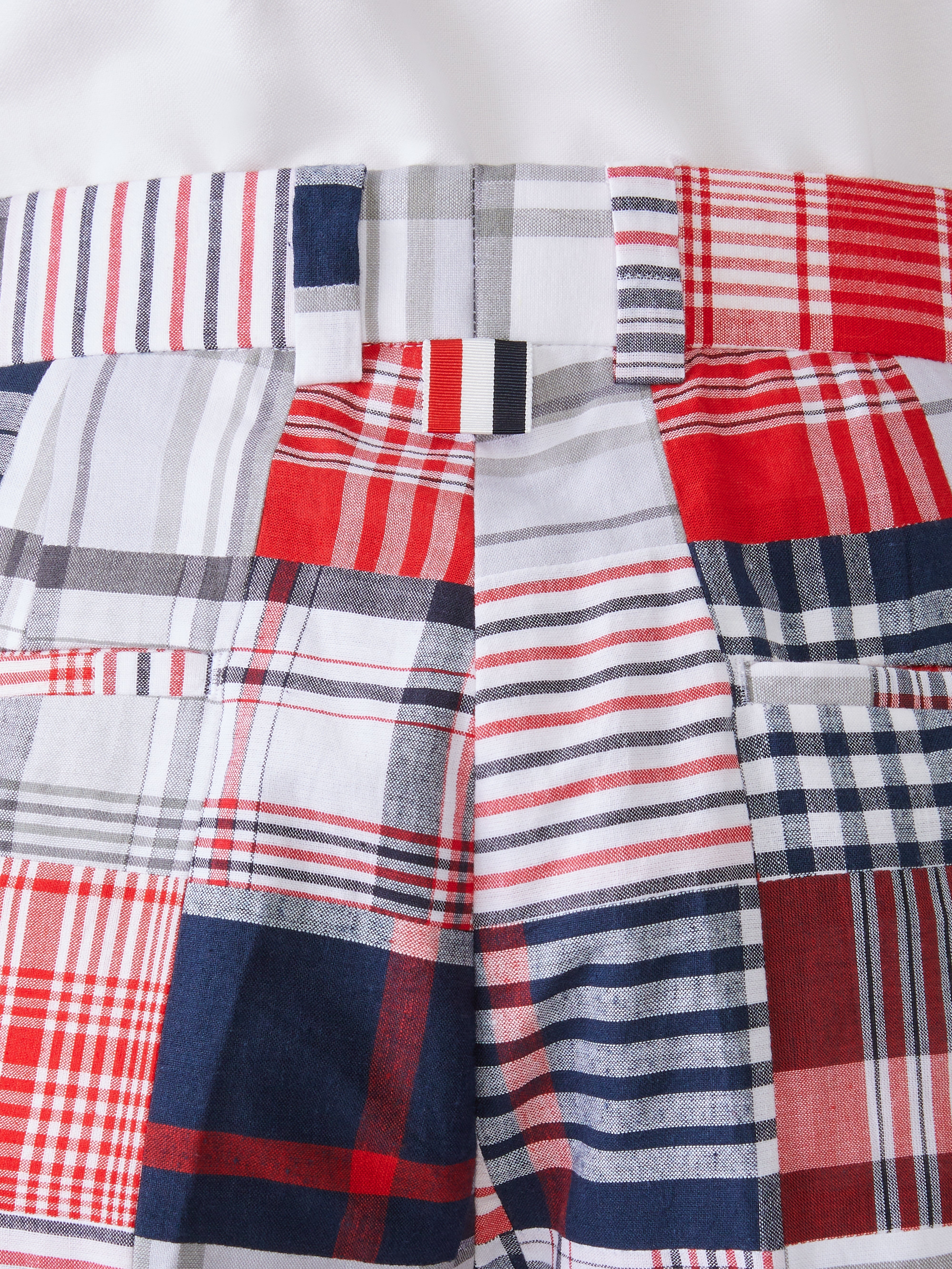 MADRAS PATCHWORK UTILITY CHINO SHORT - 5