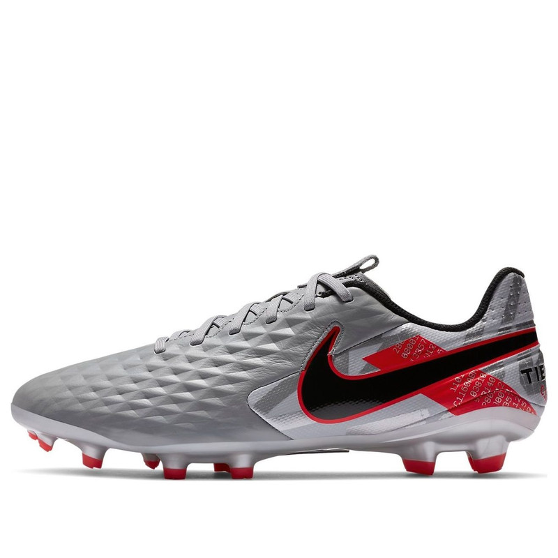 Nike Tiempo Legend 8 Academy MG 'Metallic Grey Crimson' AT5292-906 - 1