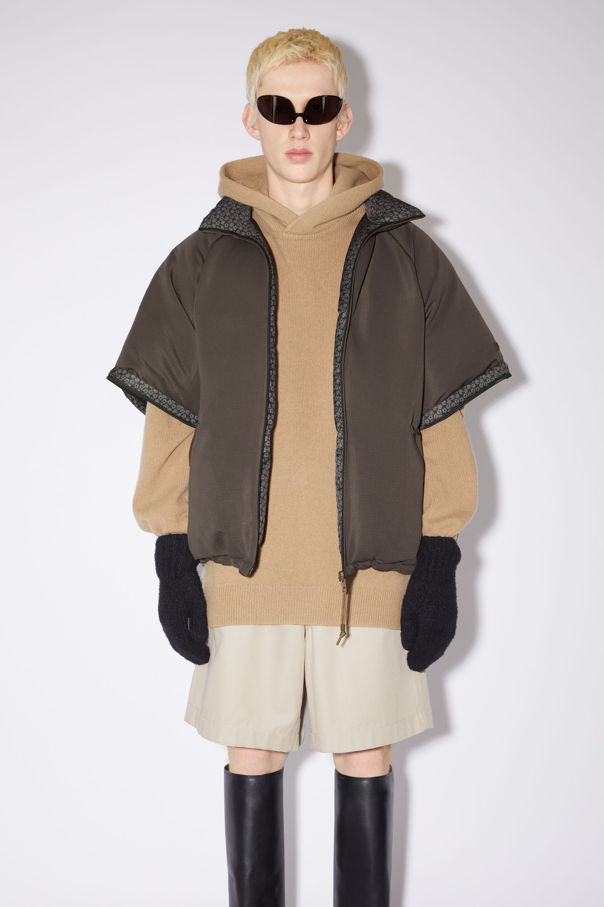 Reversible down jacket - Chestnut brown - 5
