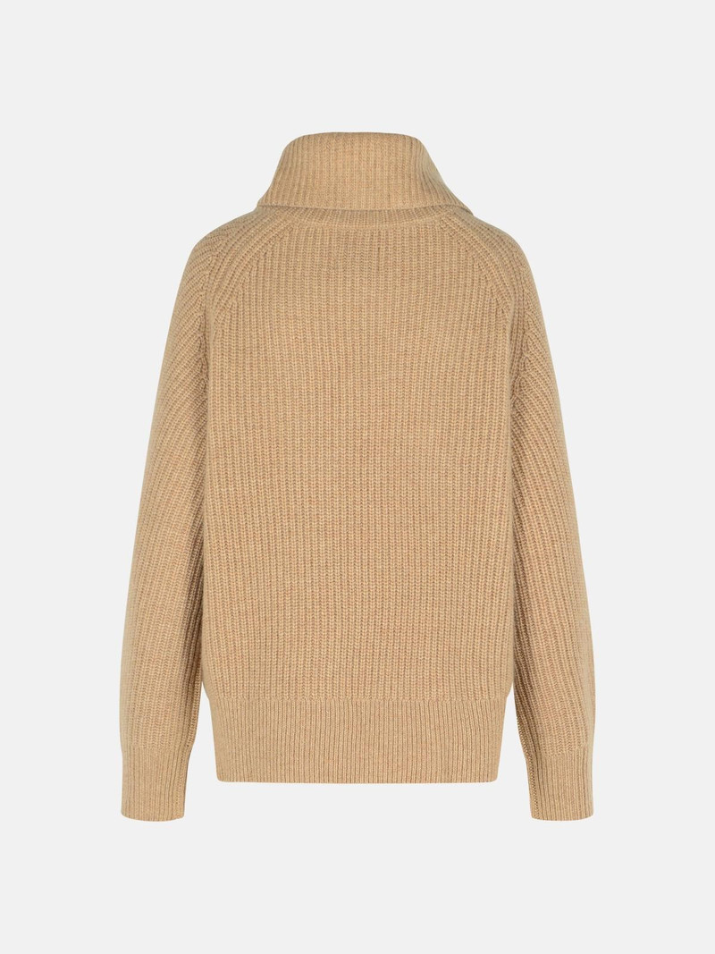 Loulou de Saison 'CECIL' BEIGE CASHMERE SWEATER outlook