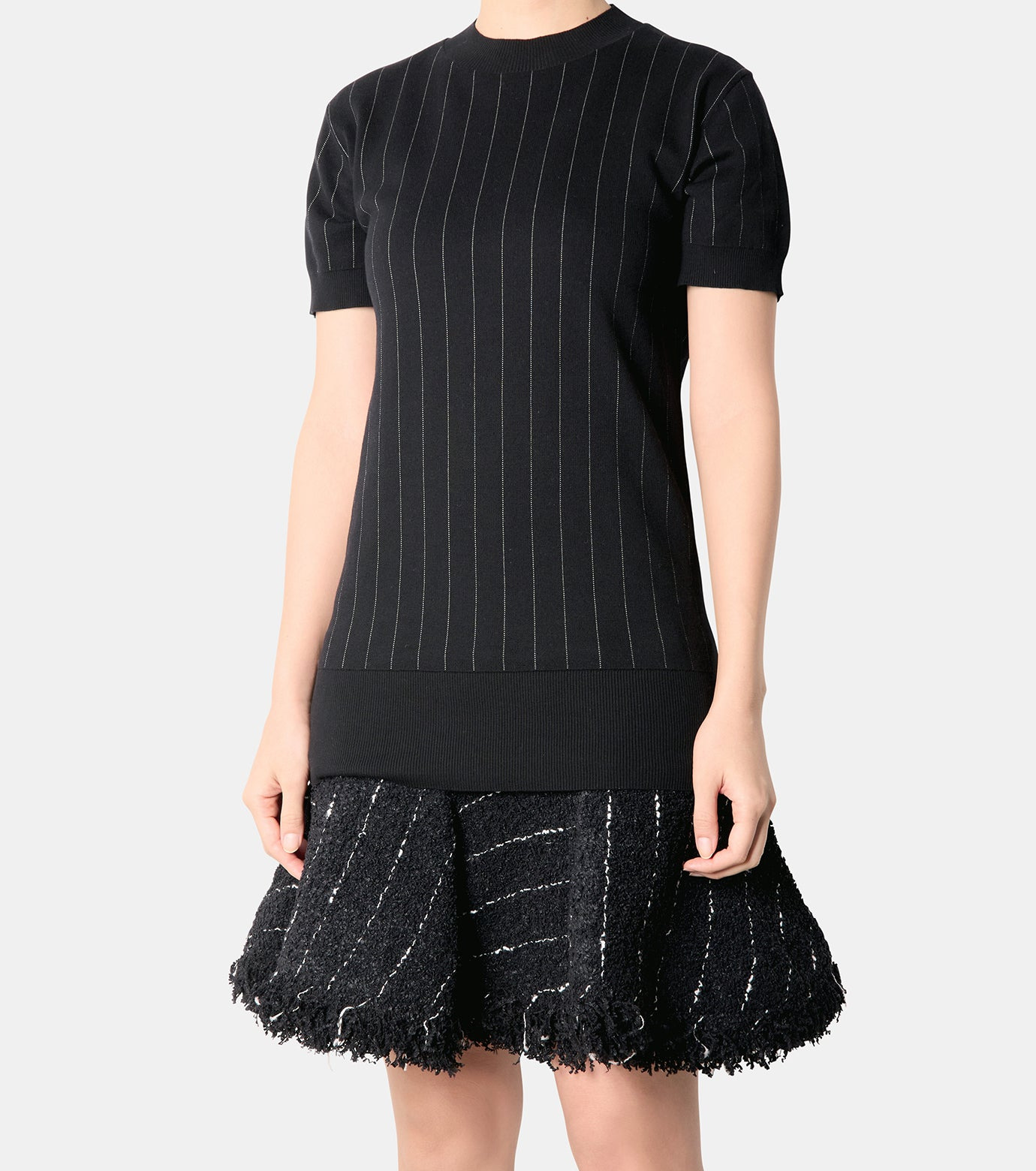 Tweed x Knit Dress - 4