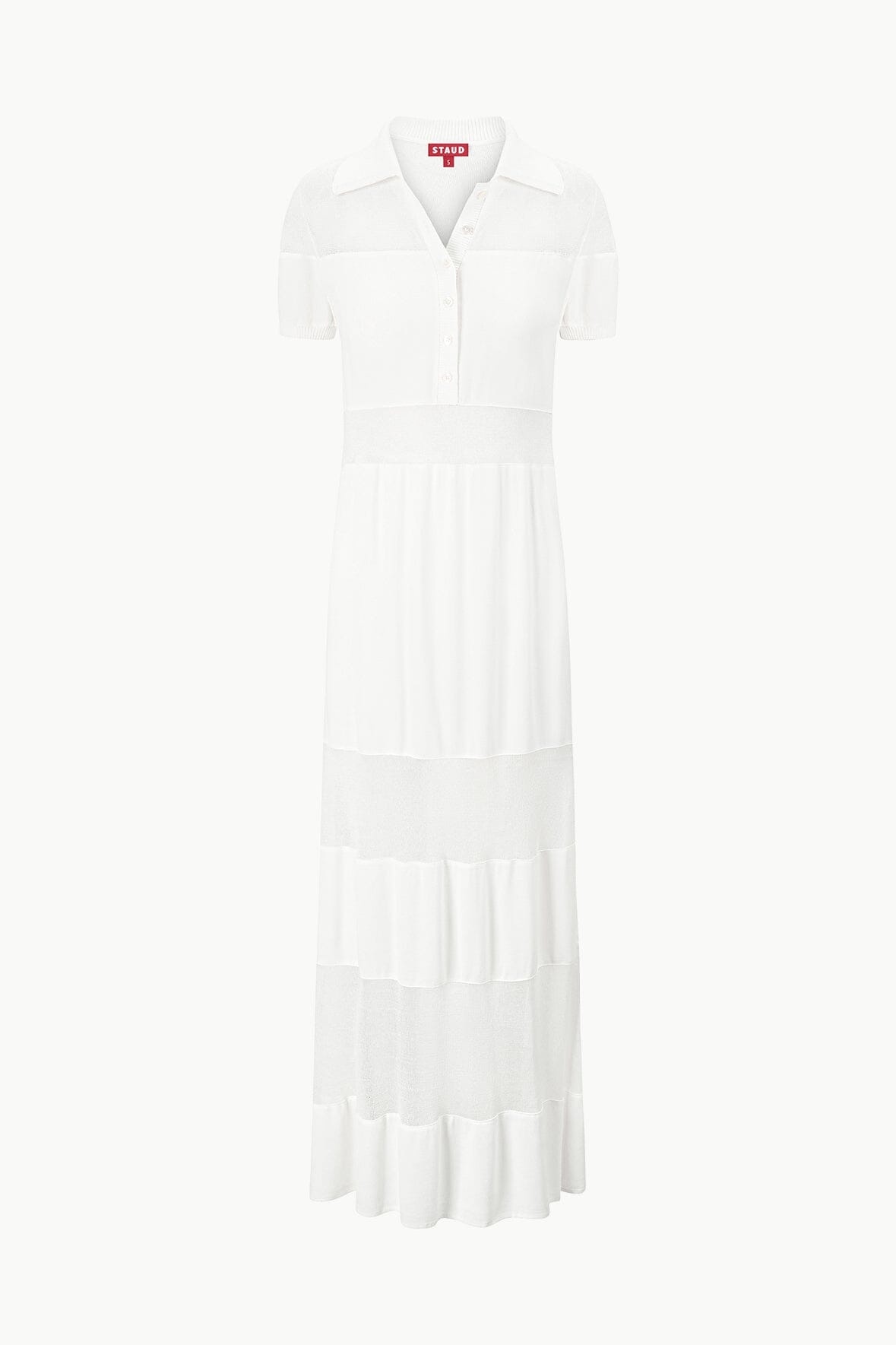 STAUD QUAINT DRESS WHITE - 1