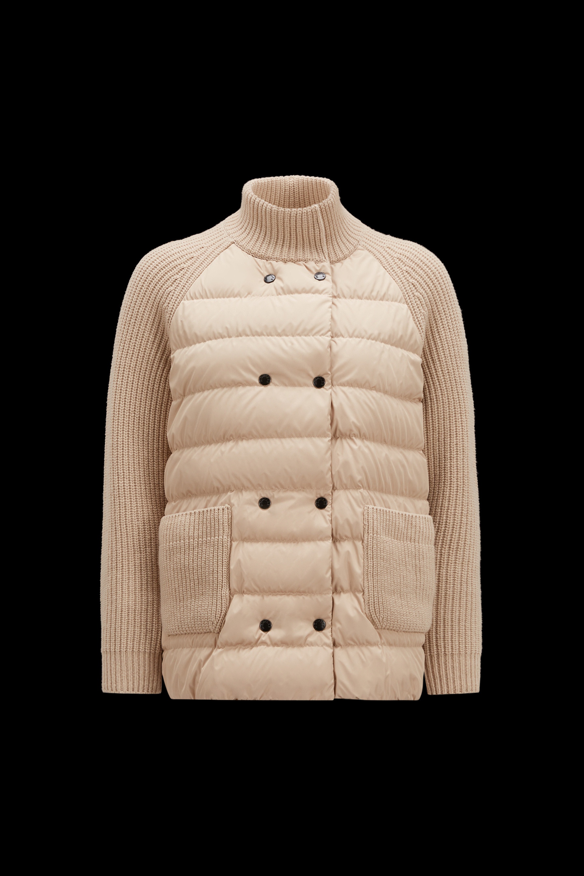 Padded Wool Cardigan - 1