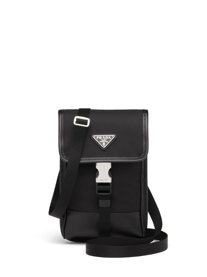 logo-plaque crossbody bag 1