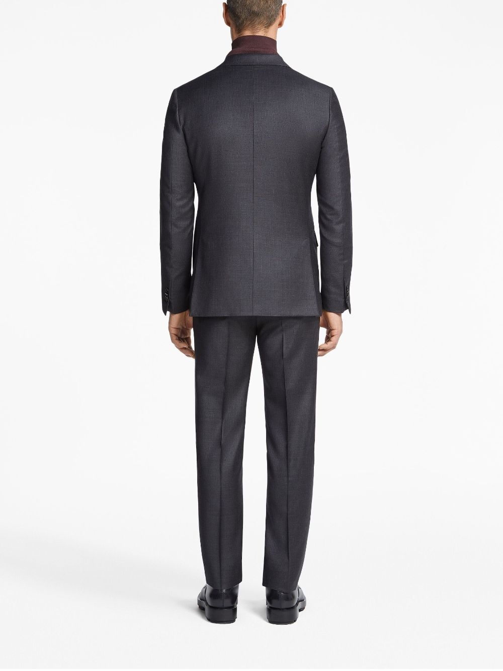 Trofeo single-breasted wool suit - 4