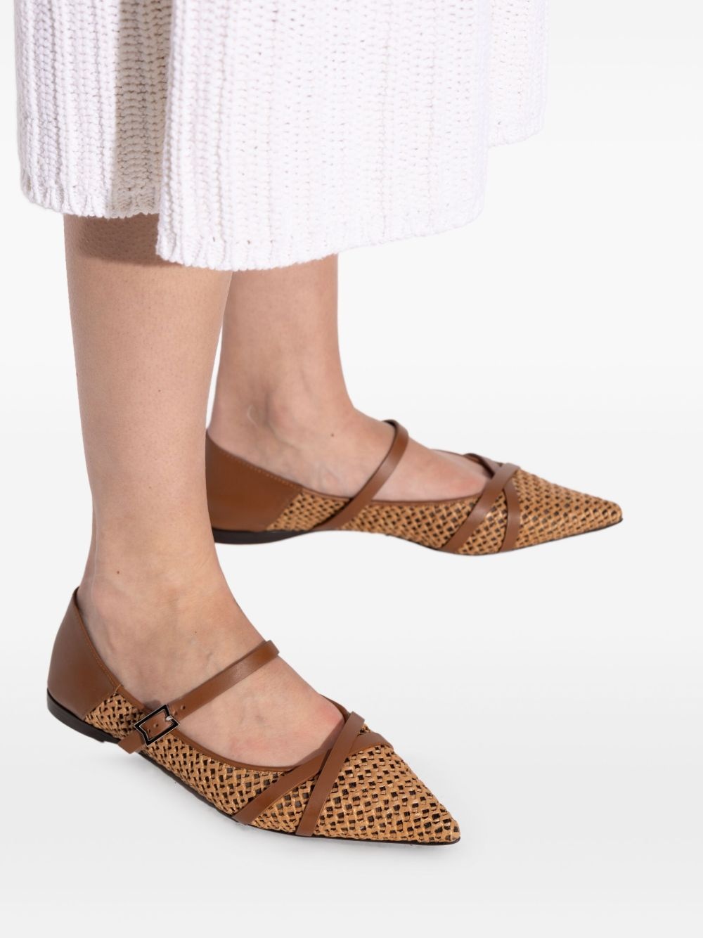 woven ballerina shoes - 6