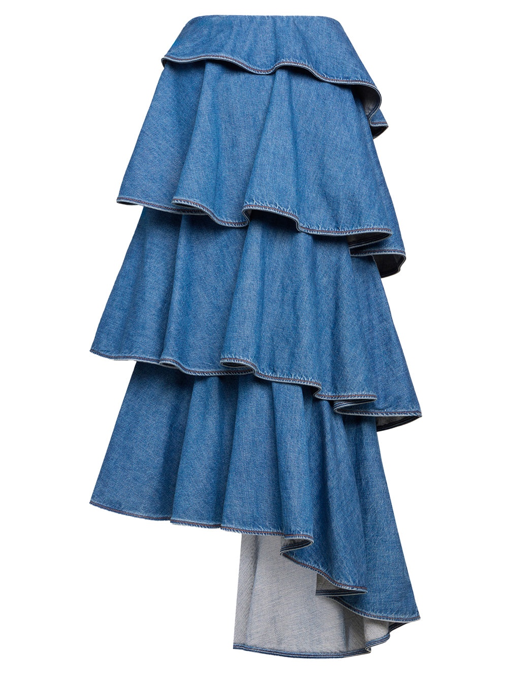 Gonna A Spirale In Denim - 2