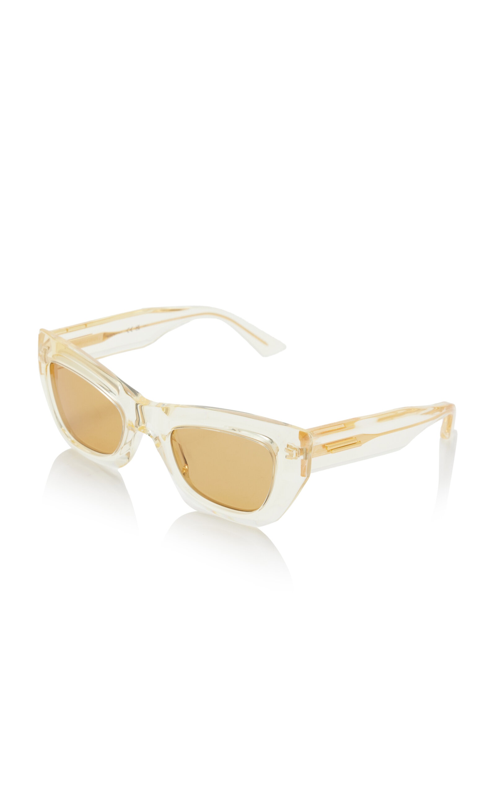 Cat-Eye Acetate Sunglasses yellow - 3