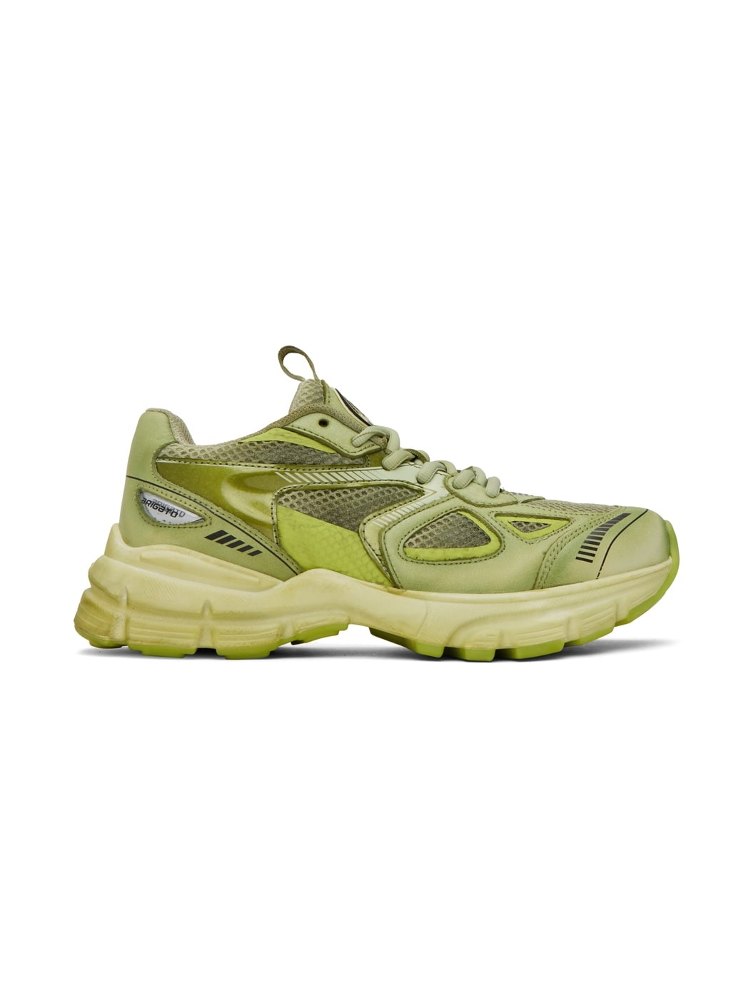 Green Marathon Dip-Dye Sneakers - 1