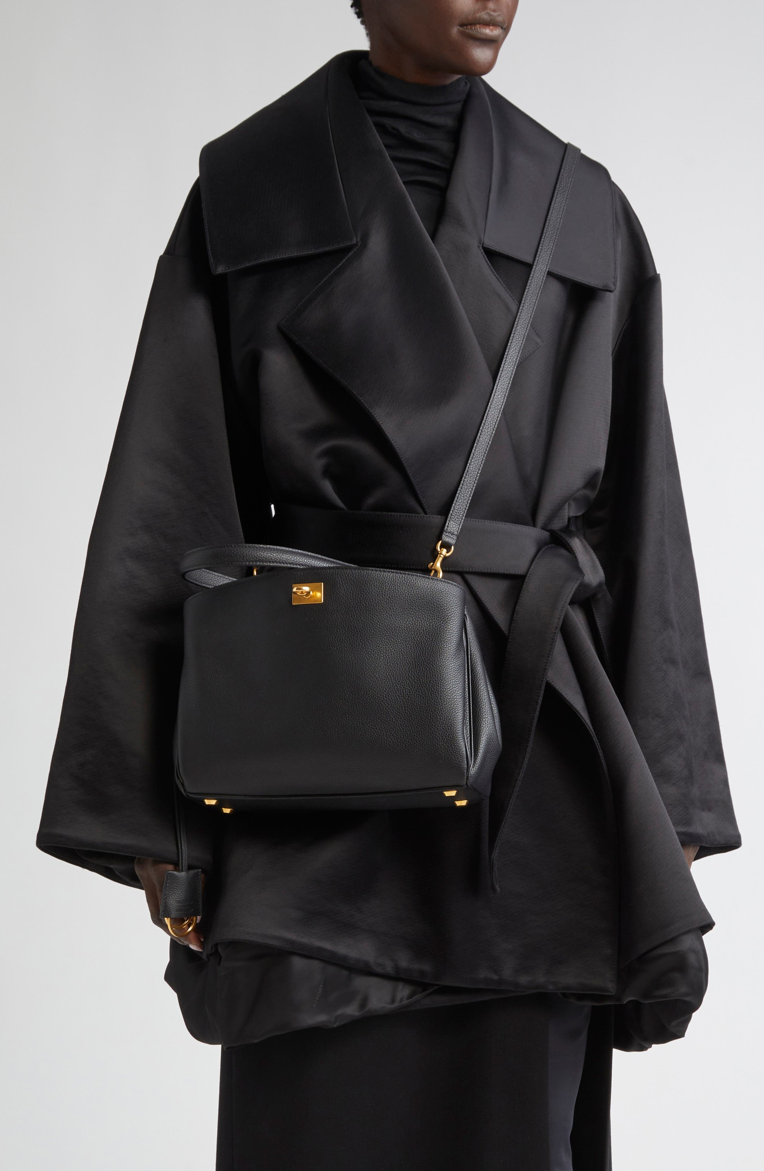 Balenciaga Small Rodeo Leather Top Handle Bag in 1000 Black at Nordstrom - 3
