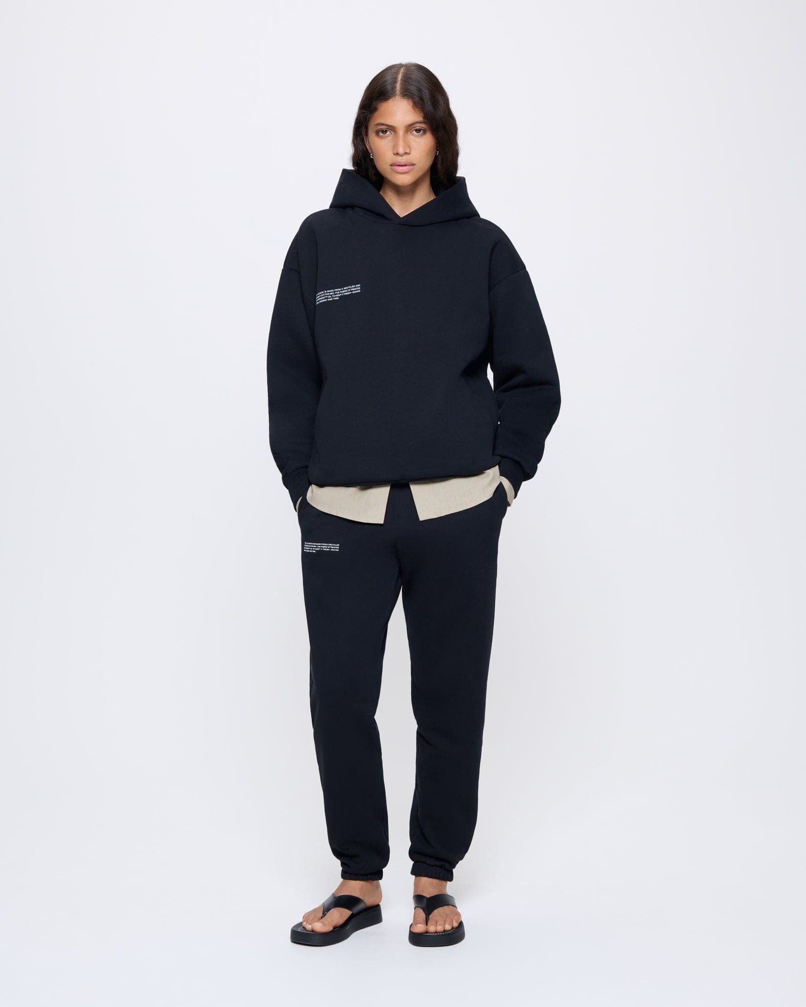 Womens 365 Heavyweight Track Pants - Black - 2