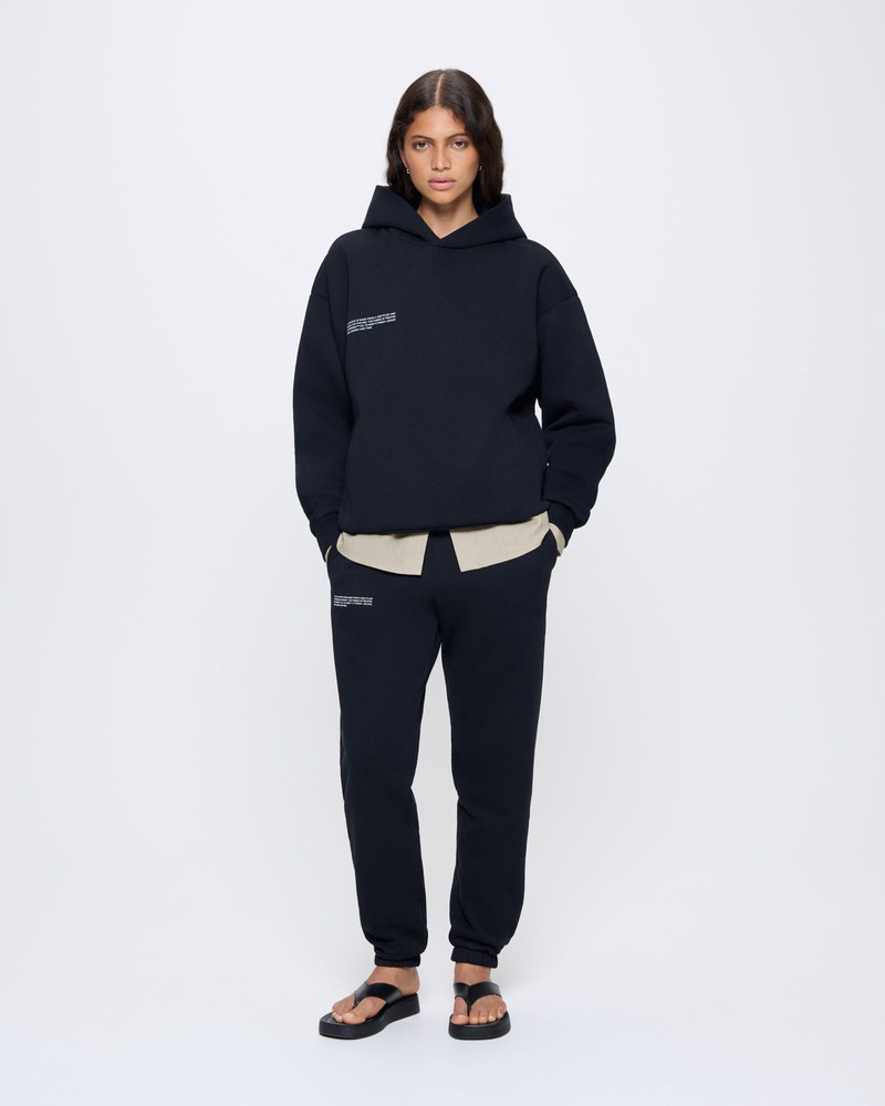 PANGAIA Womens 365 Heavyweight Track Pants - Black outlook