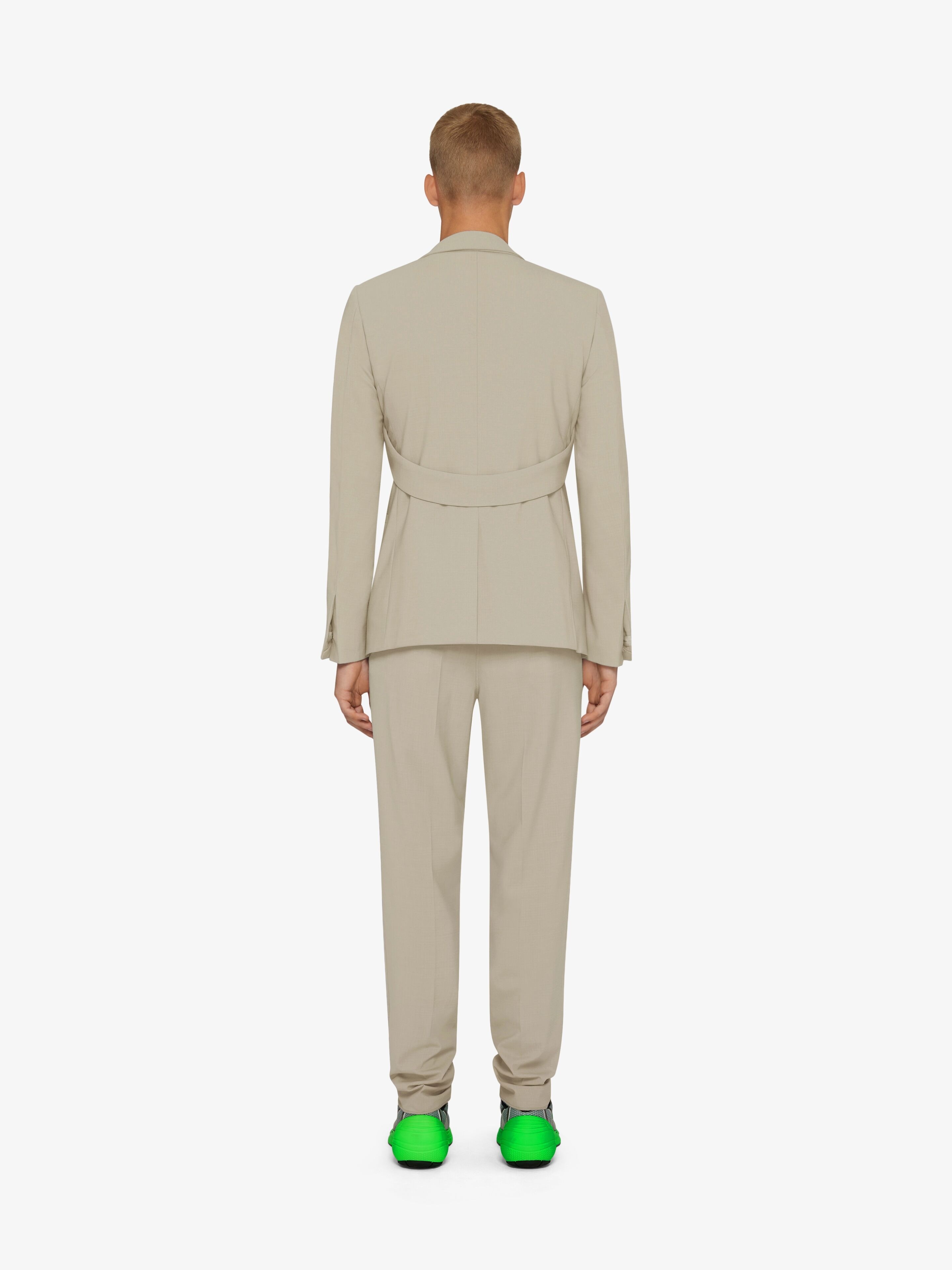 SLIM FIT PANTS IN WOOL - 4