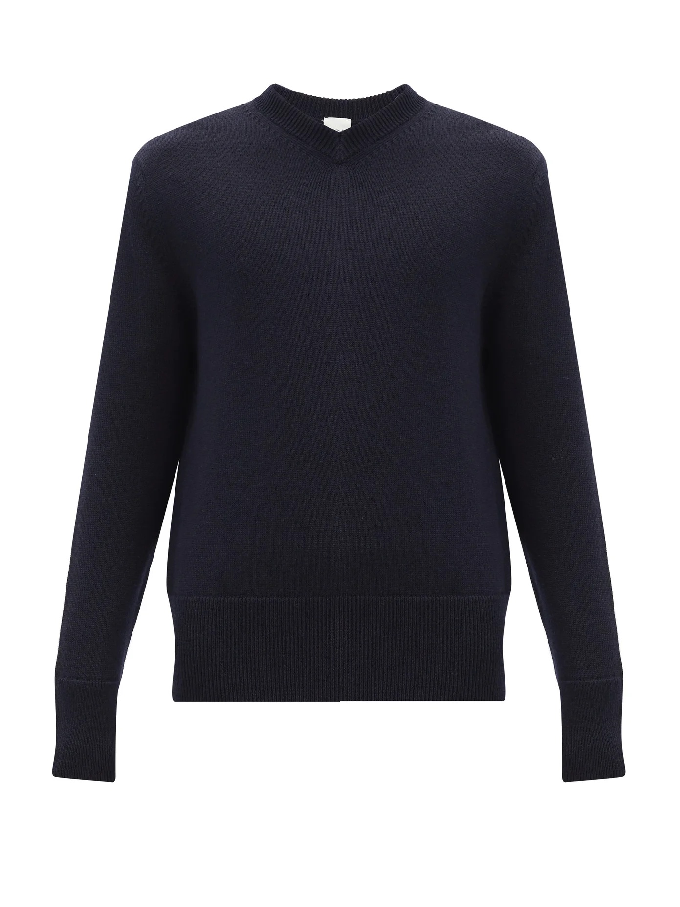 V-neck merino-wool sweater - 1