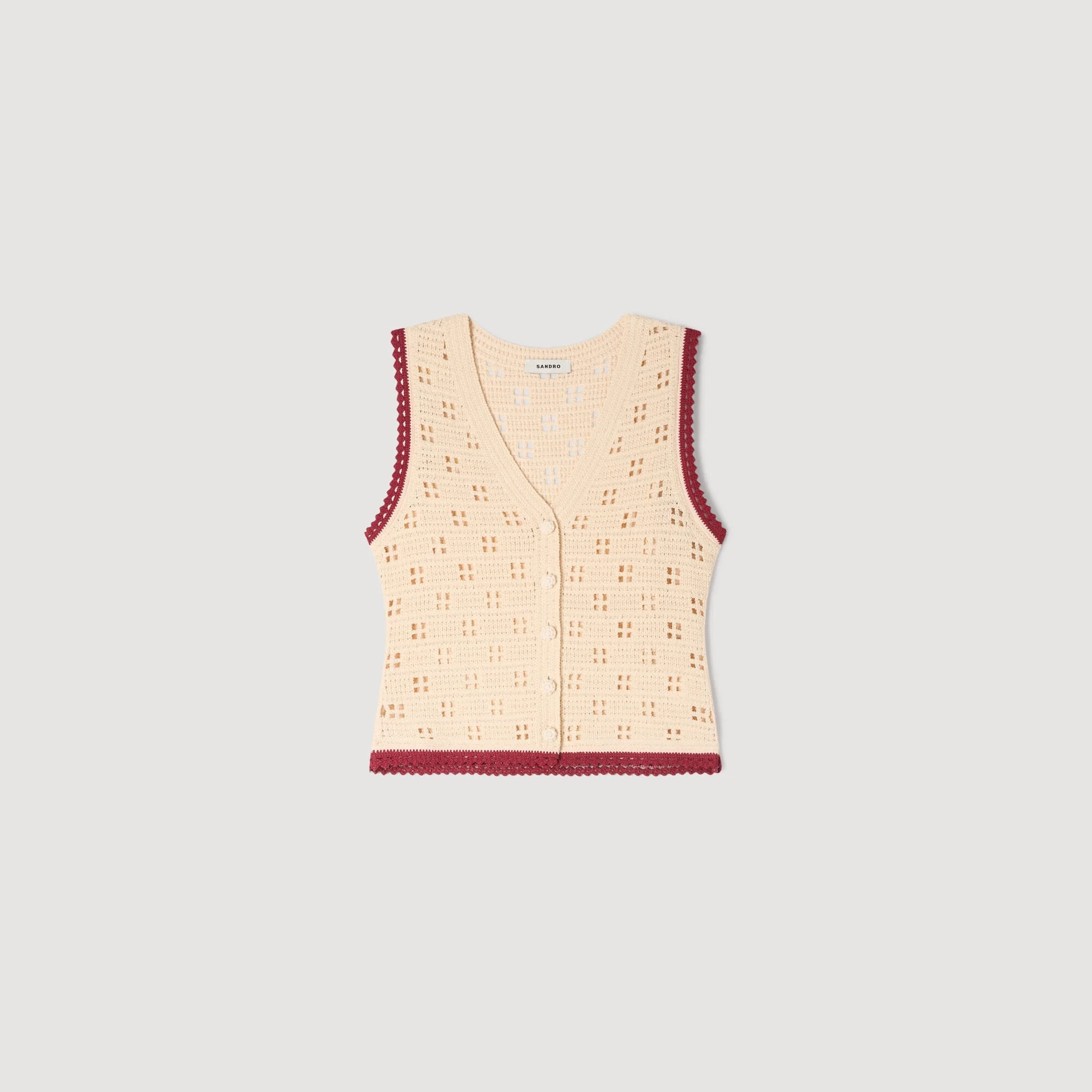 CROCHET-STYLE TOP - 1