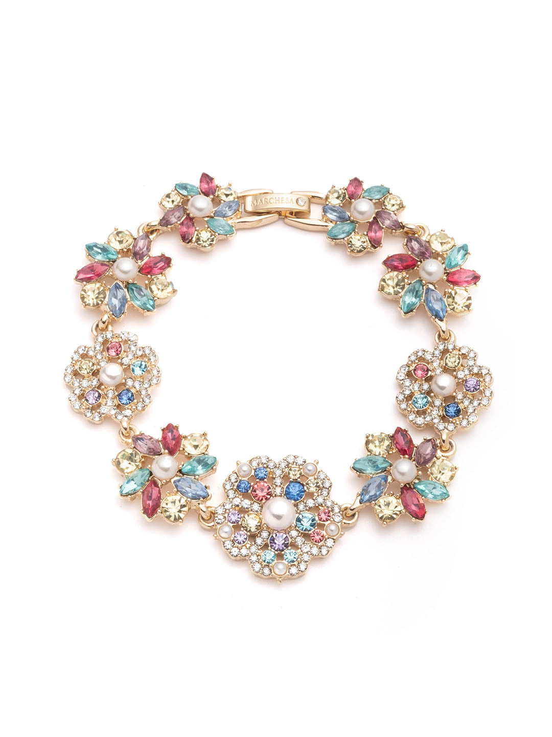 MULTI FRESH FLORAL BRACELET - 1
