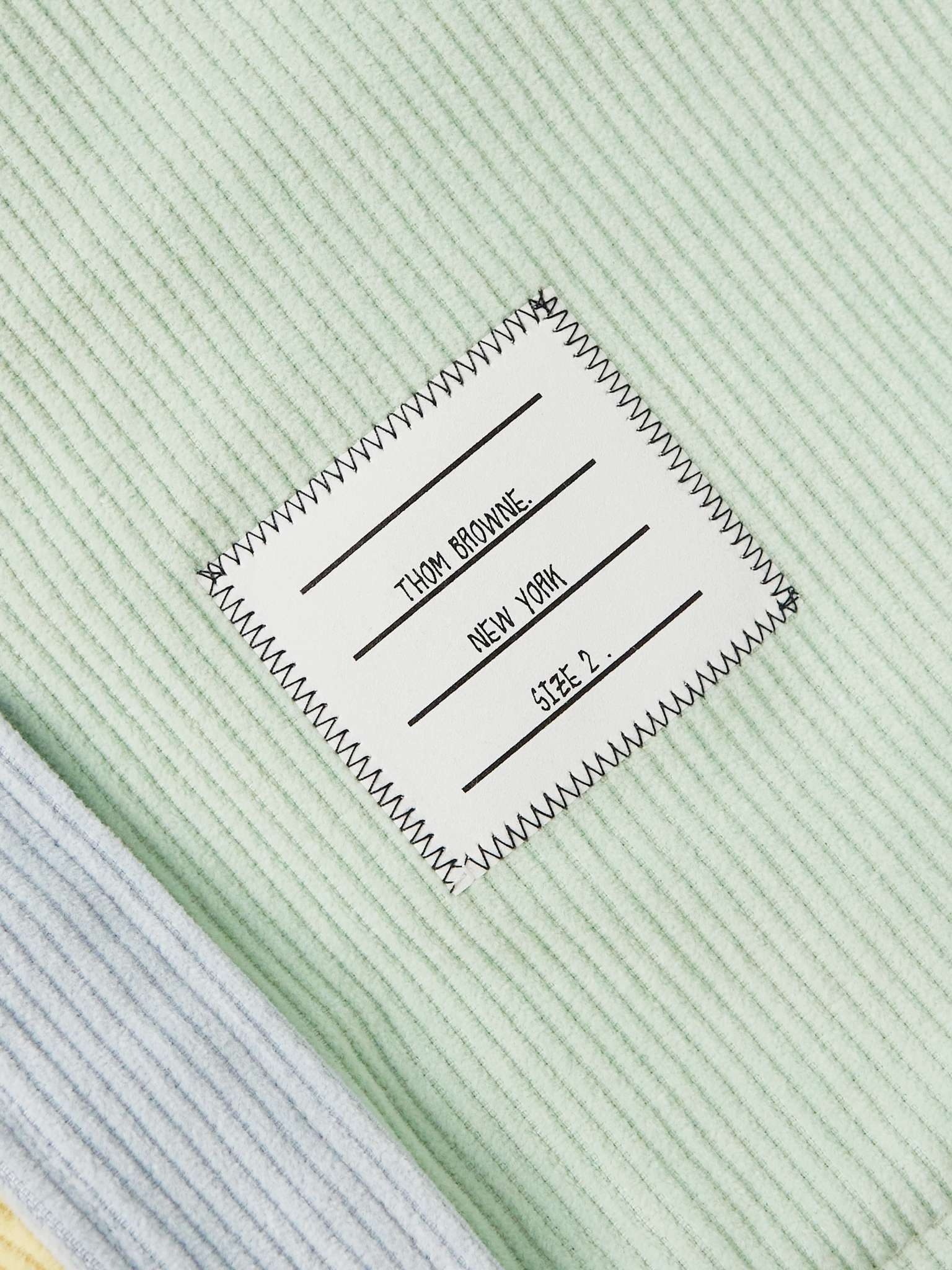 Colour-Block Cotton-Corduroy Overshirt - 3