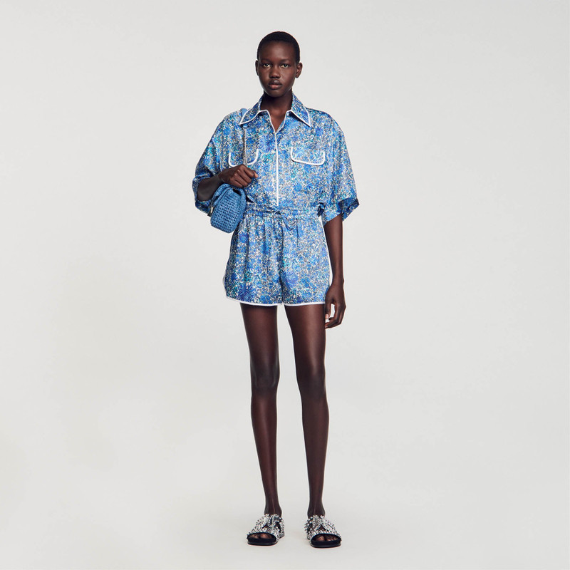 Sandro FLORAL PRINT SHORTS outlook