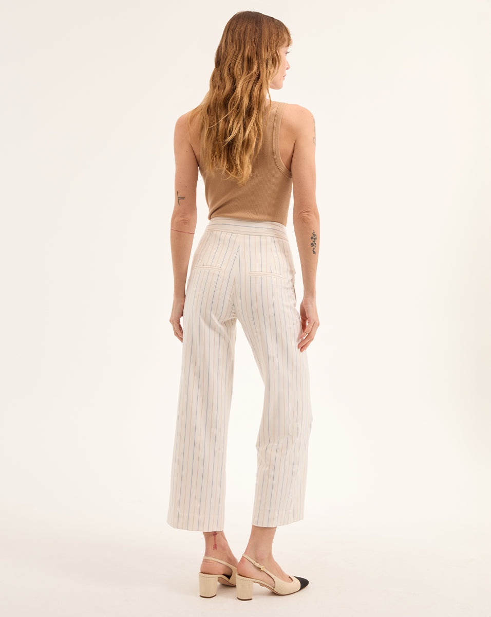 BRIXTON PINSTRIPED PANT - 6