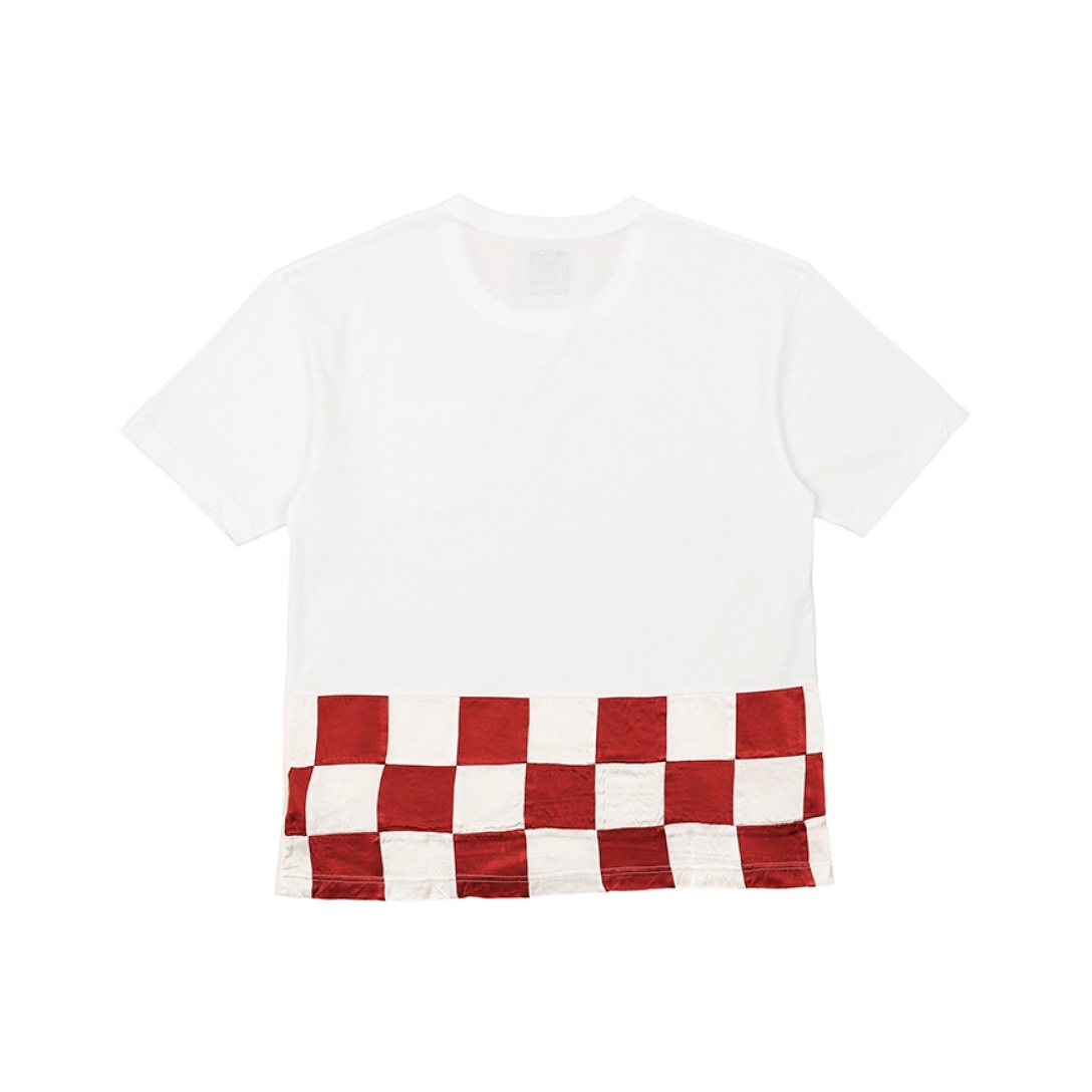 JUMBO TEE S/S CHECKER RED - 1