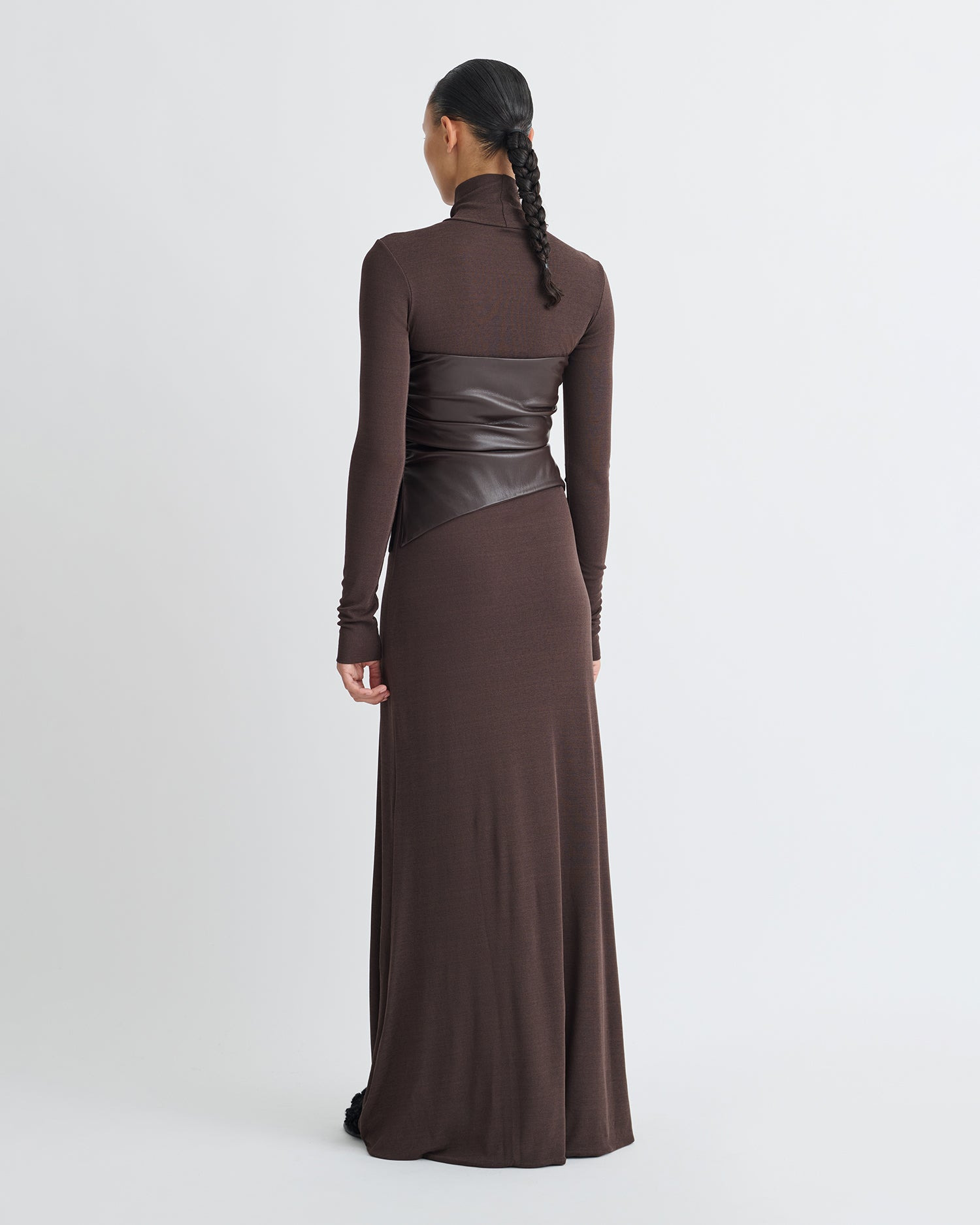 Mesh Jersey/Okobor Dress - 2