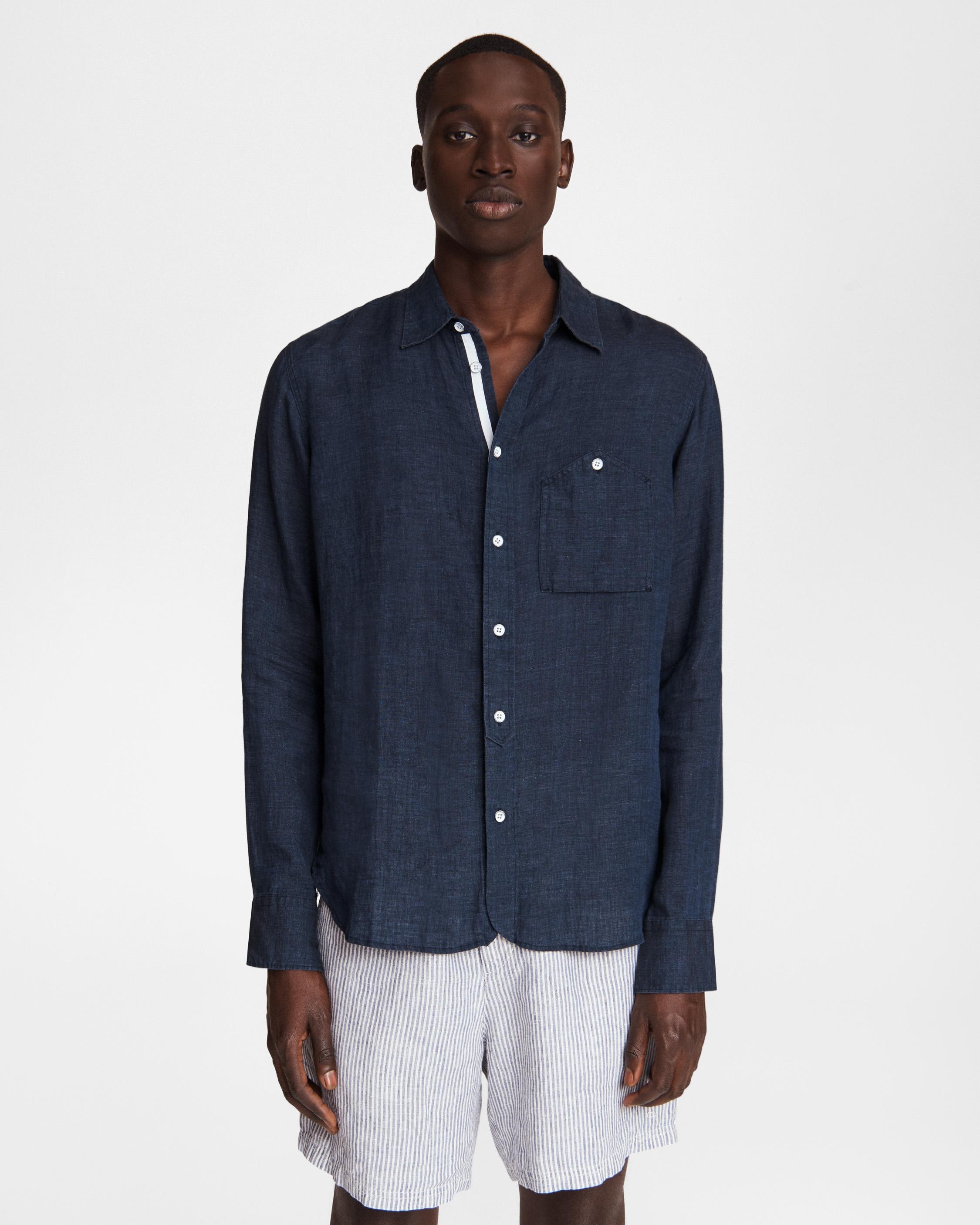 Fit 2 Levine - Linen
Relaxed Fit Button Down Shirt - 2