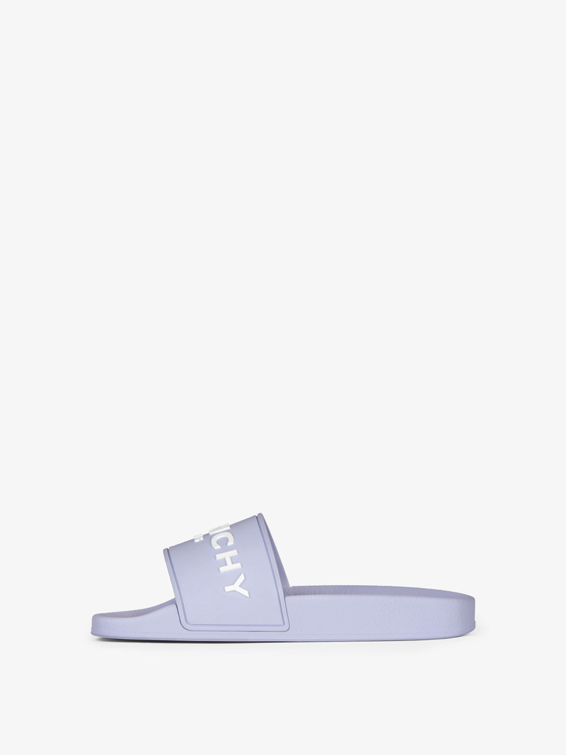 Givenchy SLIDE FLAT SANDALS IN RUBBER outlook