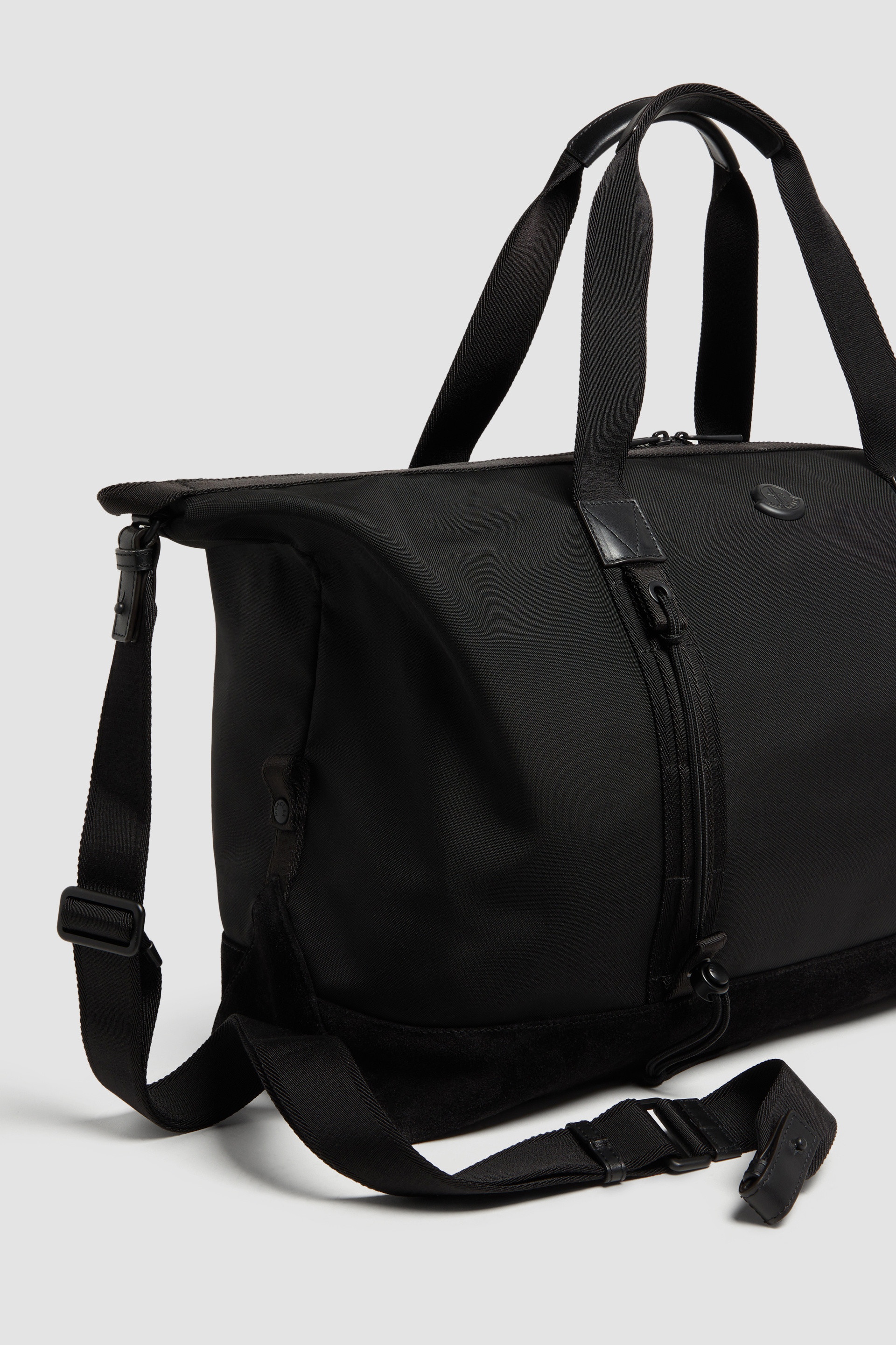Tech Water-Repellent Leather-Trimmed Duffle Bag - 3