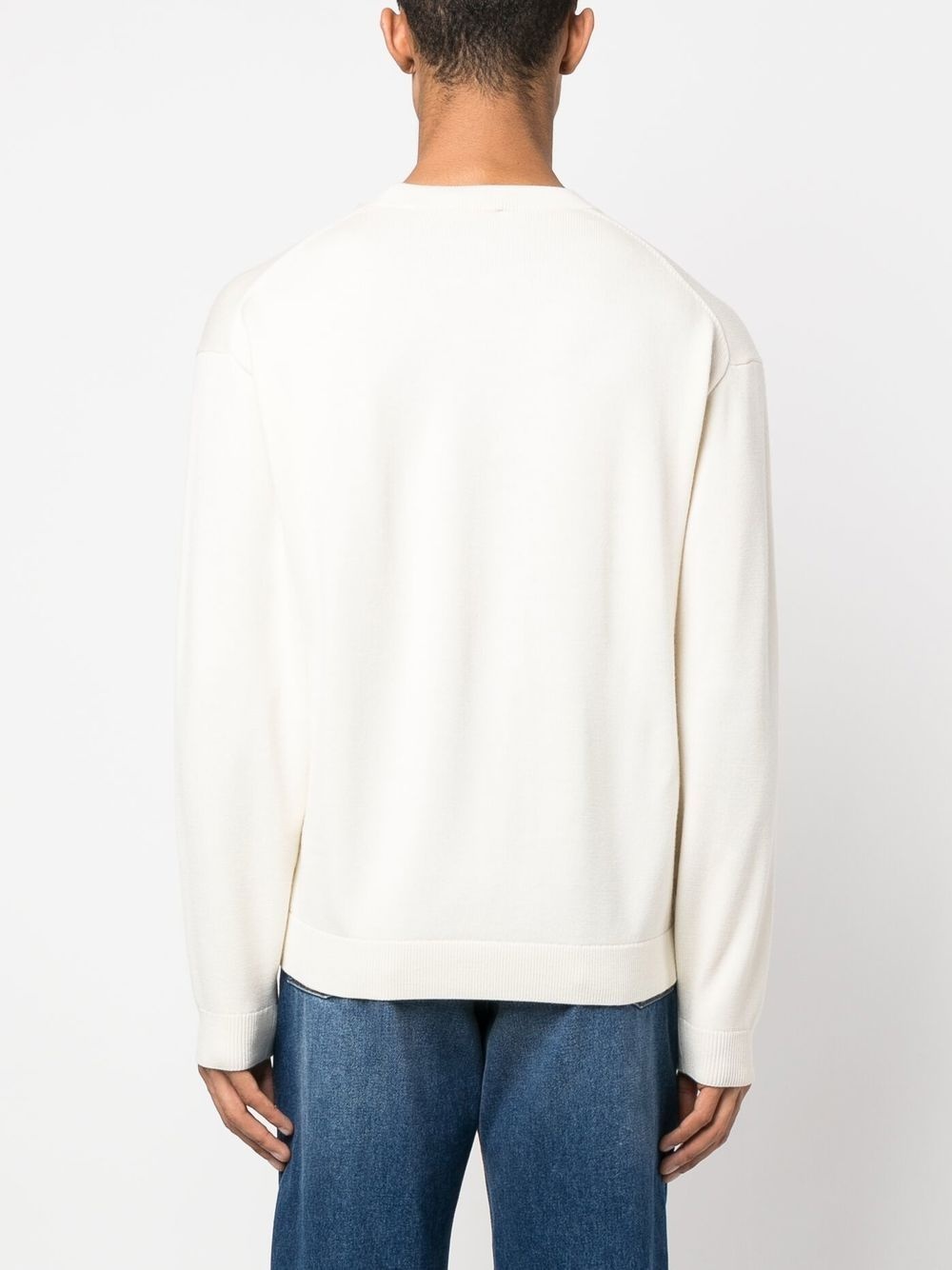 flower-patch crew-neck sweatshirt - 4