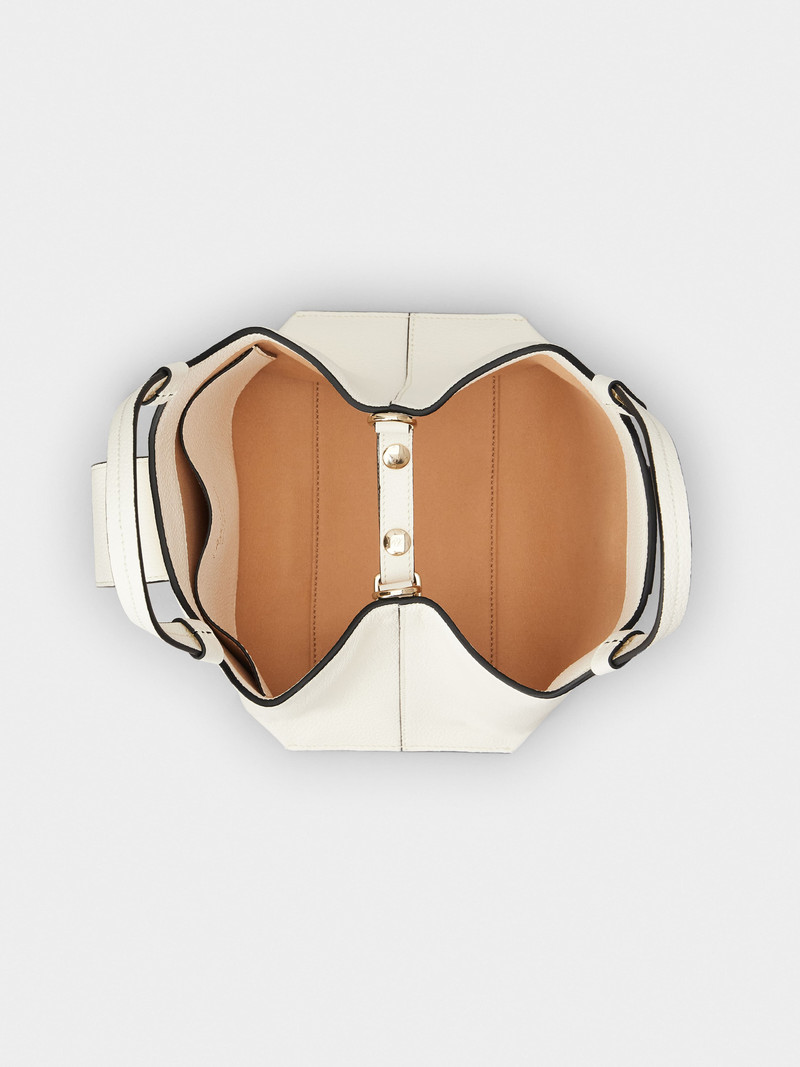 Viv' Choc Mini Shopping Bag in Leather 6