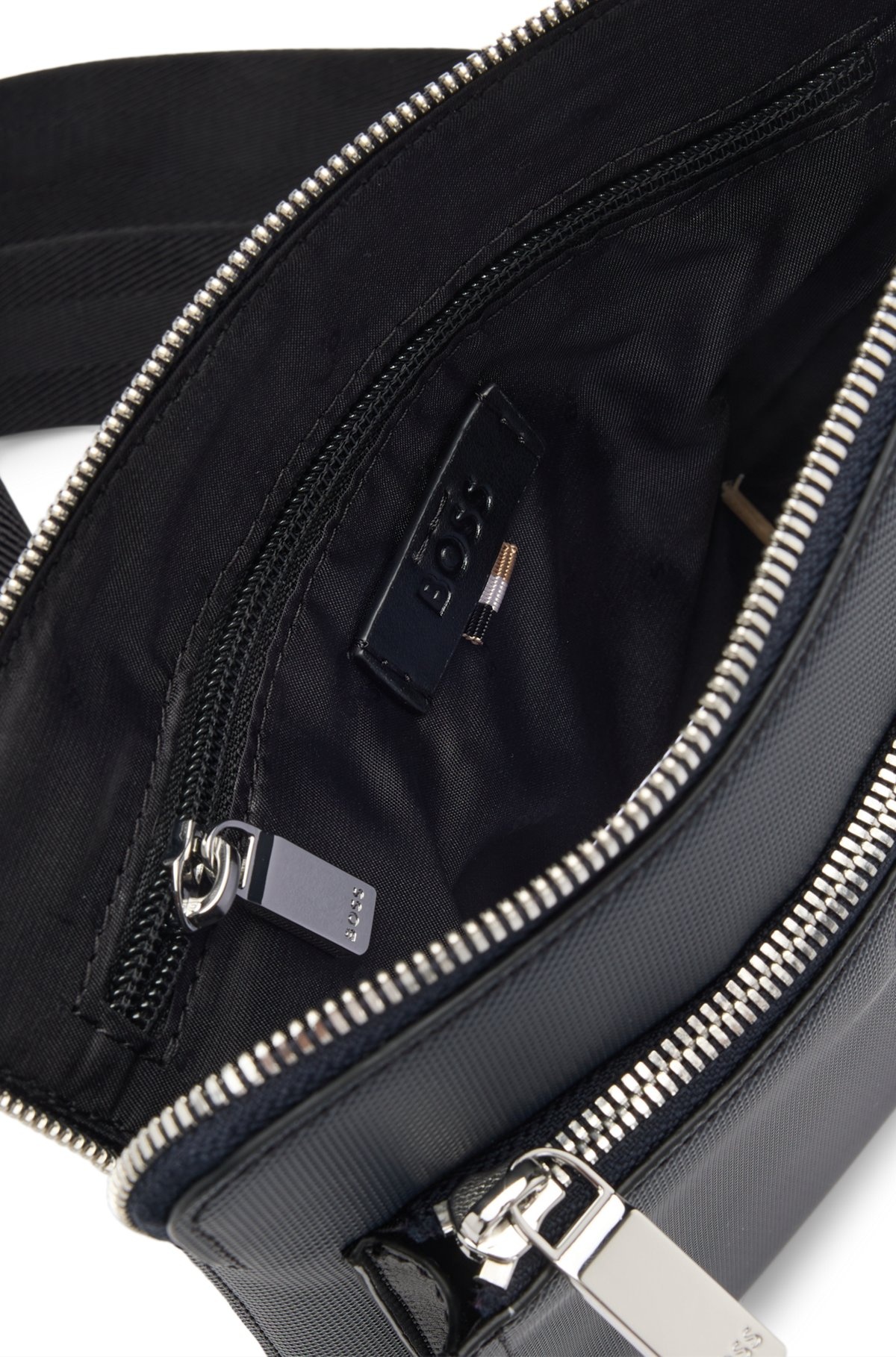 TEXTURED ENVELOPE BAG WITH LOGO HARDWARE - 6