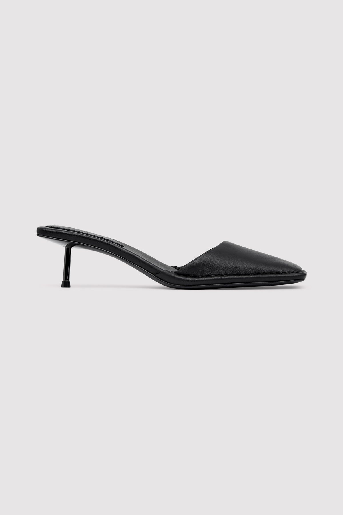 Soft Square Toe Heel - Black - 5