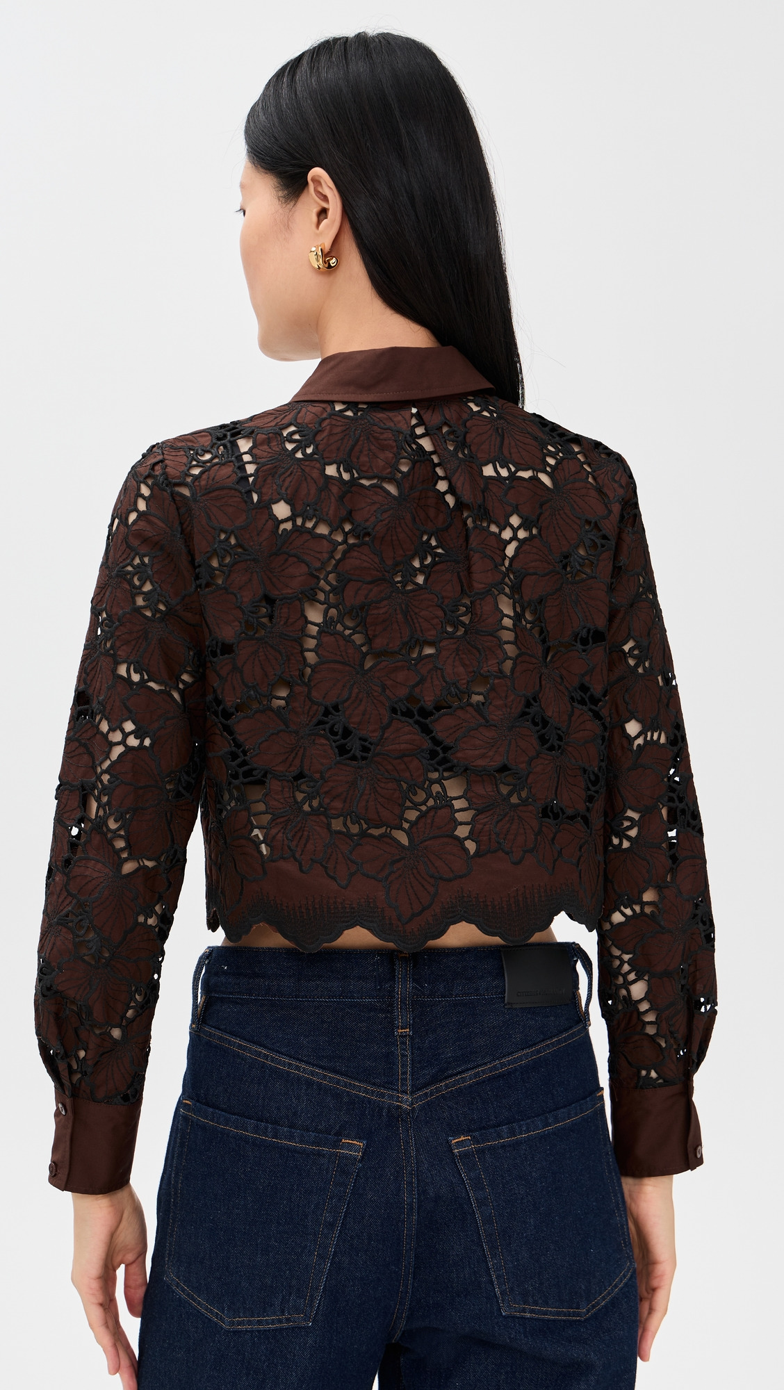 Seychelle Cropped Button Down - 2