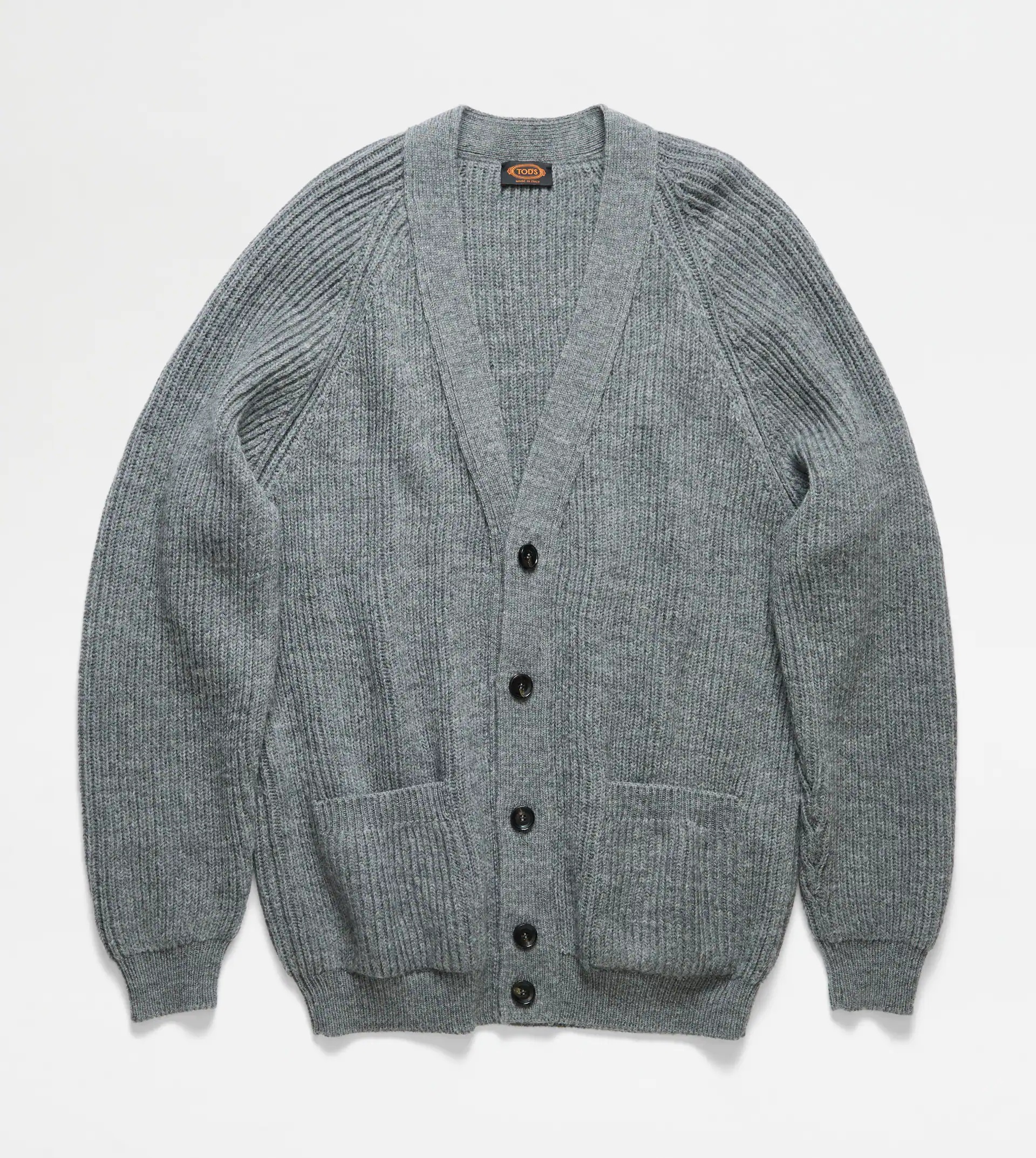 OVERSIZED CARDIGAN - GREY - 1