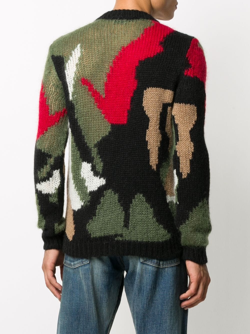 camouflage intarsia jumper - 4