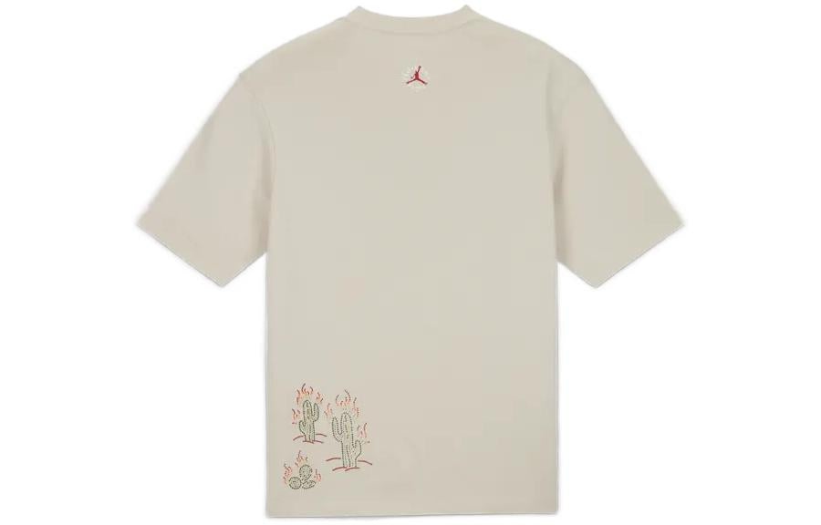 Air Jordan x Travis Scott T-Shirt Asia Sizing 'Light Mahogany Brown' DO4102-104 - 2