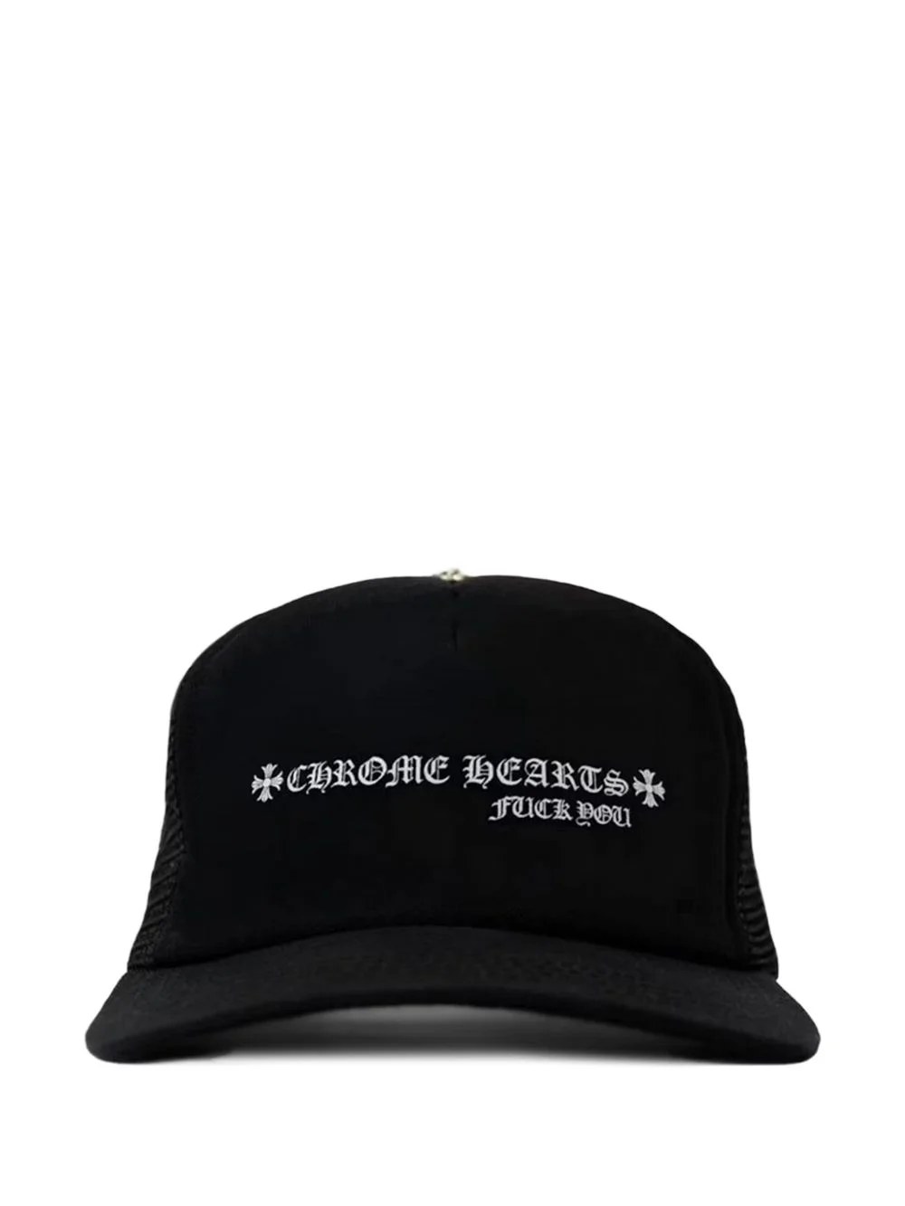 embroidered cap - 1