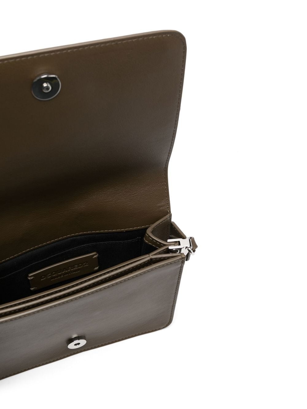 logo-plaque leather crossbody bag - 5
