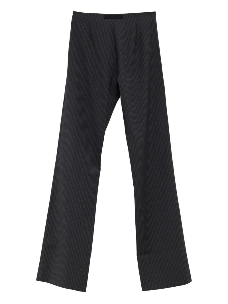 pinstripe pattern trousers 1