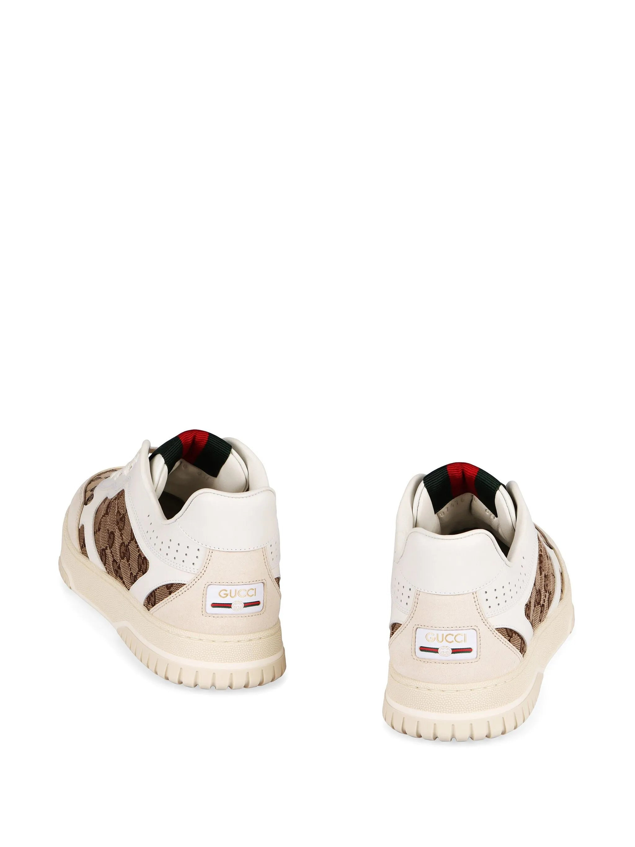 Gucci Re-Web Panelled Sneakers - 4