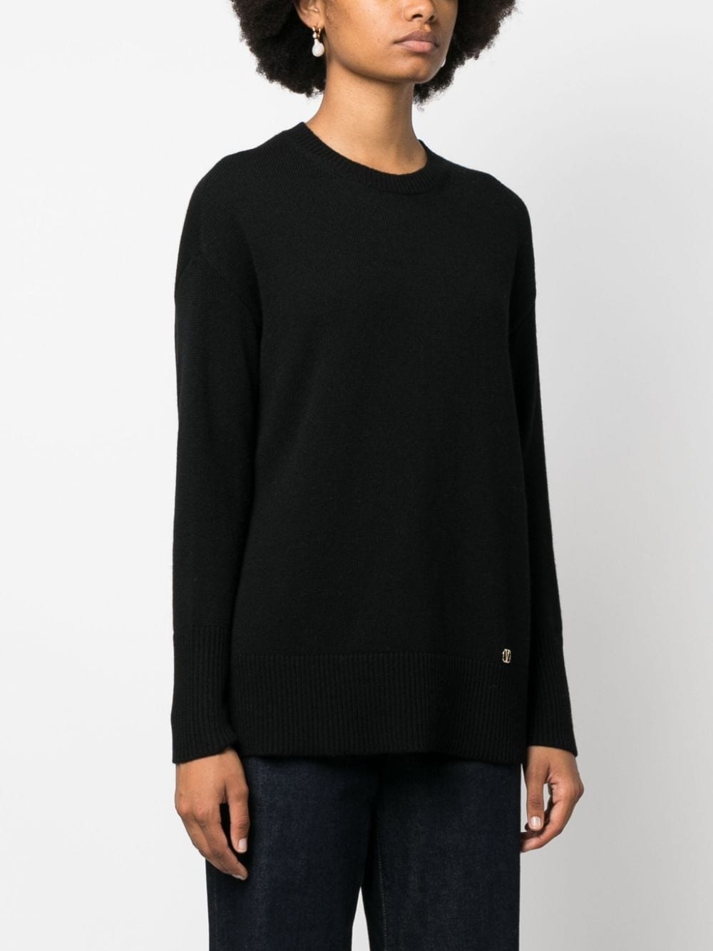 VLogo cashmere jumper - 3