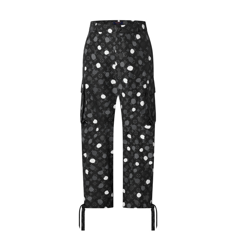 LV x YK Monogram Painted Dots Cargo Pants - 1