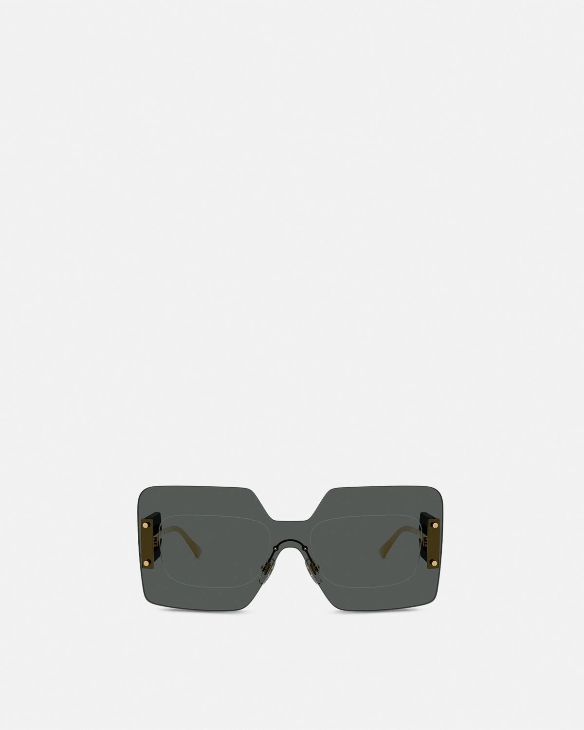 Damier Plaque Squared Shield Sunglasses - 2